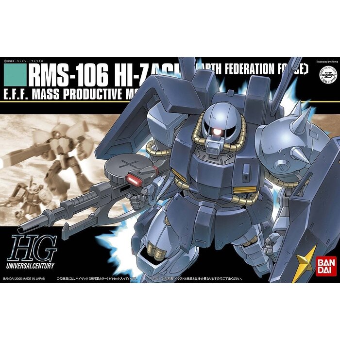 Bandai Gundam HGUC RMS-106 Hi-Zack E.F.F. Model Kit 055