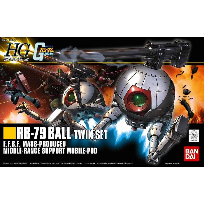 Bandai Gundam HGUC 1/144 RB-79 Ball Twin Set Model Kit 114