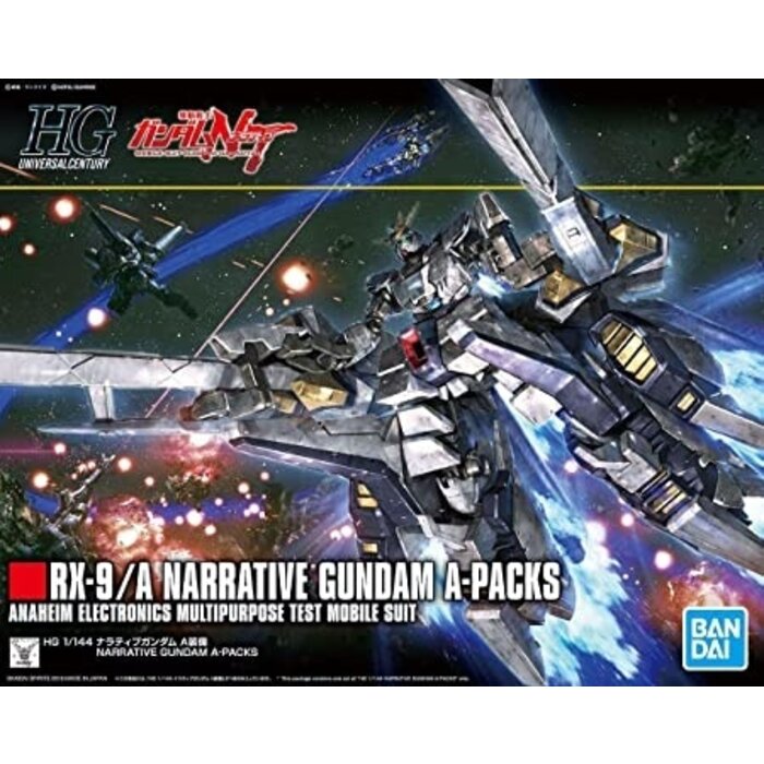 Bandai Gundam HGUC 1/144 RX-9/A Narrative Gundam A-Packs Model Kit 218
