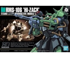 Bandai Gundam HGUC 1/144 RMS-106 Hi-Zack Titans Mass Productive Mobile Suit Model Kit 012