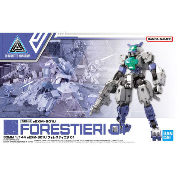 Bandai Gundam 30MM 1/144 eEXM-S01U Forestieri 01 Model Kit