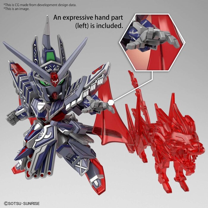 Bandai Gundam SDW Heroes Caesar Legend Gundam Model Kit