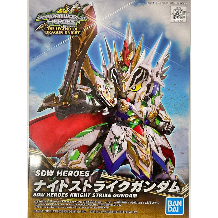 Bandai Gundam SDW Heroes Knight Strike Gundam Model Kit 21