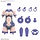 Gundam 30MS Option Body Parts Type A02 (Color A) Model Kit