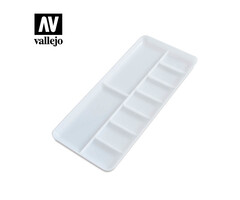 Vallejo GUNDAM TOOLS - Plastic Palette for Color Mixing '18x8.5cm'