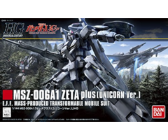Bandai Gundam HGUC MSZ-006A1 Zeta Plus (Unicorn Ver.) Model Kit