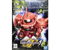 Bandai Gundam SD MS-06S Zaku 2 Model kit BB231