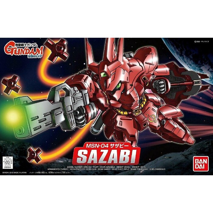 Bandai Gundam SD Sazabi Model Kit BB382