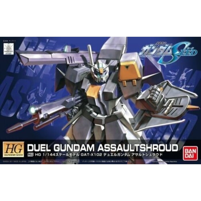 Bandai Gundam HG Seed 1/144 Duel Gundam Assaultshroud Model Kit R02