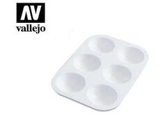 Vallejo Gundam Tools Plastic Palette for Color Mixing 13x9cm