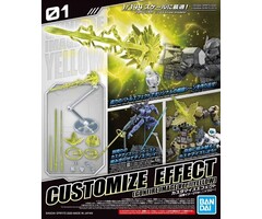 Bandai Gundam Customize Effect Gunfire Yellow Version