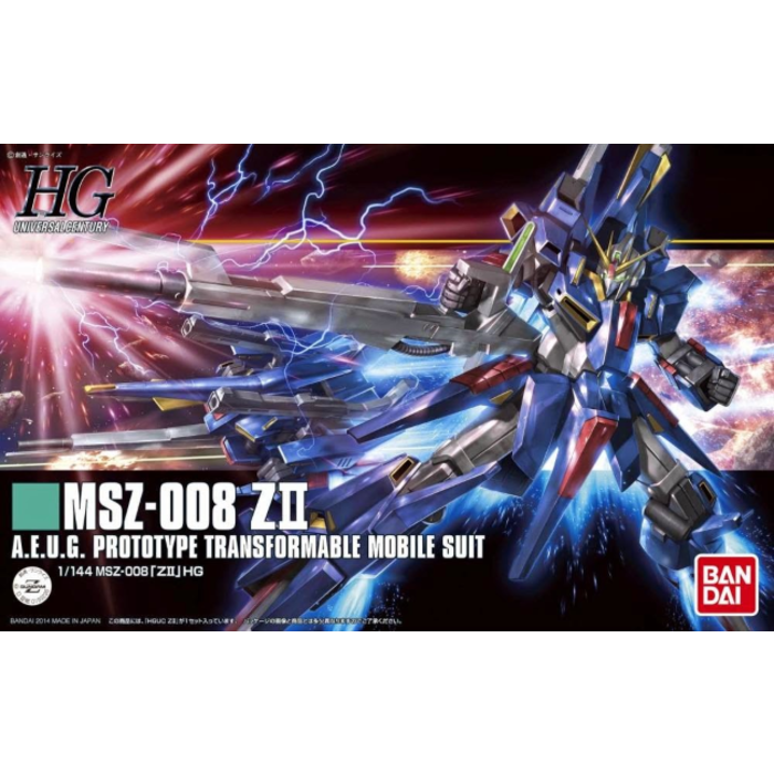 Bandai Gundam HGUC MSZ-008 Z II 1/144 Model Kit 186