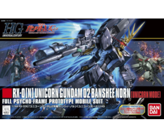 Bandai Gundam HGUC RX-0(N) Unicorn Gundam 02 Banshee NORN Unicorn Mode Model Kit 153