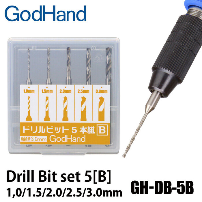 Godhand Godhand Drill Bit Set of 5(B) GH-DB-5B