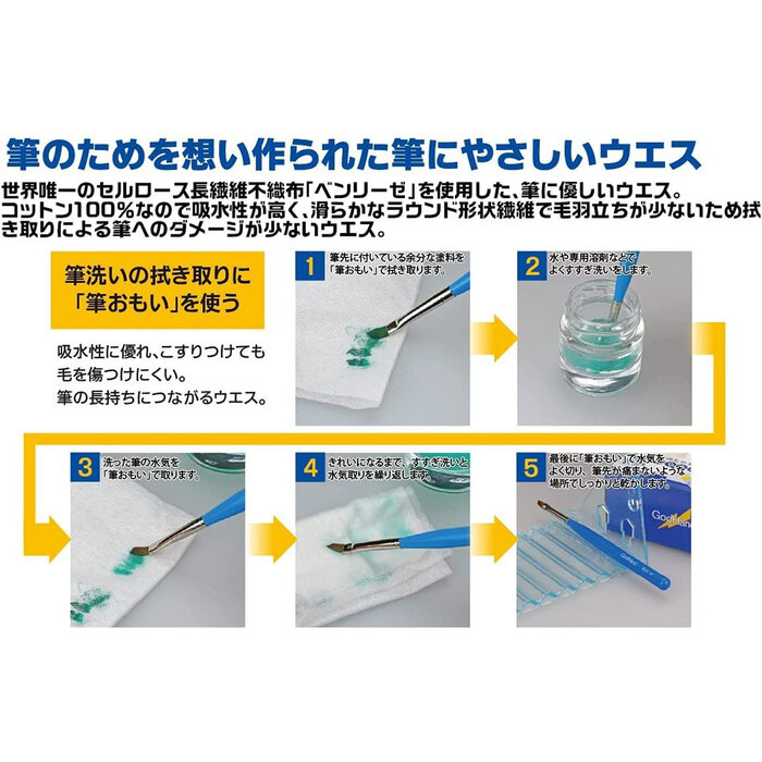 Godhand Godhand Brush Care Sheet GH-BRS-FW