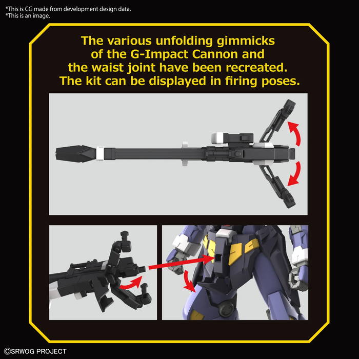 Bandai Gundam Huckenbein MK-II HG Model Kit Super Robot Wars