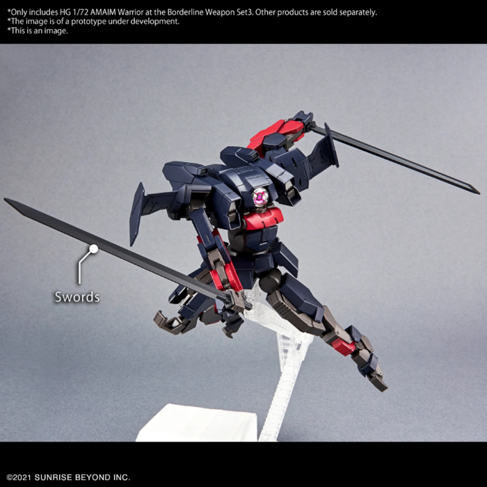 Bandai Aimam Warrior AT The Borderline Weapon Set 3 1/72 HG Model Kit