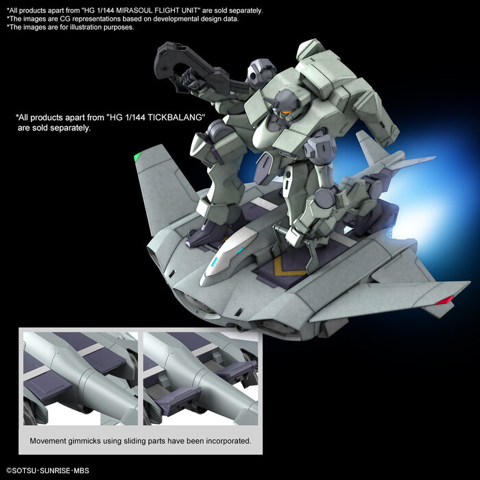 Bandai Gundam The Witch From Mercury Tickbalang HG 1/144 Model Kit