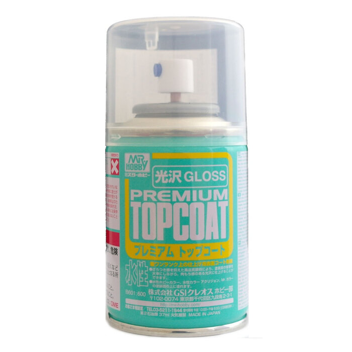 Mr.Hobby Mr. Hobby Premium Top coat Gloss Glans Spray 86ml B-601