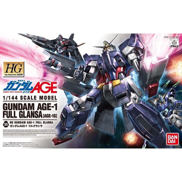 Bandai Gundam HG 1/144 Gundam Age Gundam Age-1 Full Glansa Model Kit