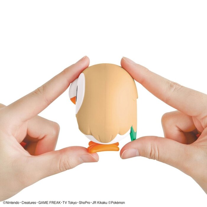 Bandai Pokemon Plamo Collection Quick Series Rowlet 10 Model Kit