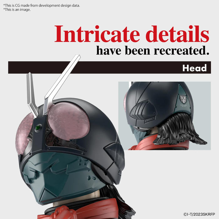 Bandai Kamen Rider Figure Rise Standard Shin Kamen Masked Rider Model Kit