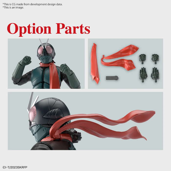 Bandai Kamen Rider Figure Rise Standard Shin Kamen Masked Rider Model Kit