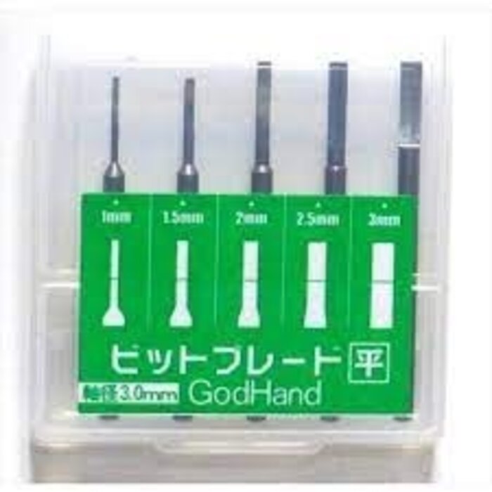 Godhand Godhand Precision Chisels Set of 5 GH-BBH-1-3