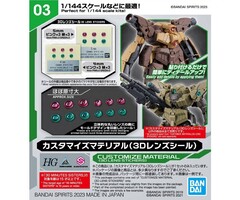 Bandai Gundam 30MM/HG/30MS Customize Material 3D Lens Stickers Model Kit 03