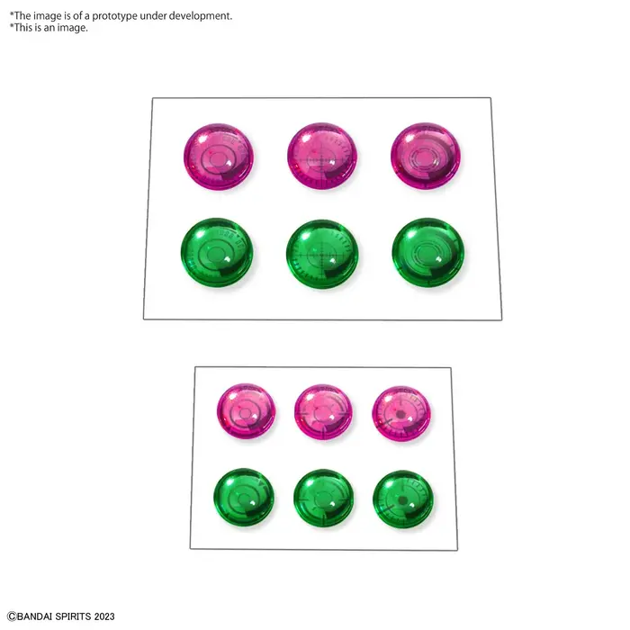 Bandai Gundam 30MM/HG/30MS Customize Material 3D Lens Stickers Model Kit 03