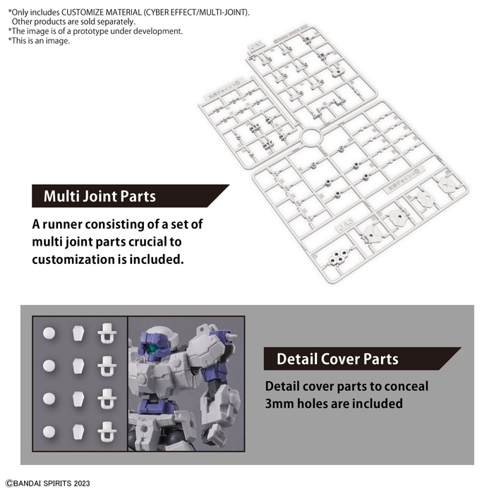 Bandai Gundam 30mm Customize Material (Cyber Effect / Multi-Joint) Model Kit