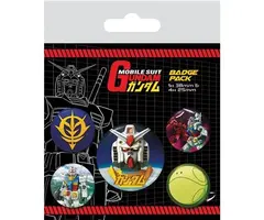 Pyramid Gundam Intergalactic 5 Pack Badges