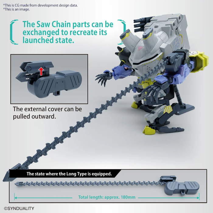 Bandai Gundam Synduality HG Daisyogre Model Kit