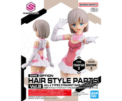 Bandai Gundam 30MS Option Hair Style Parts Vol. 8 Brown 3 Model Kit