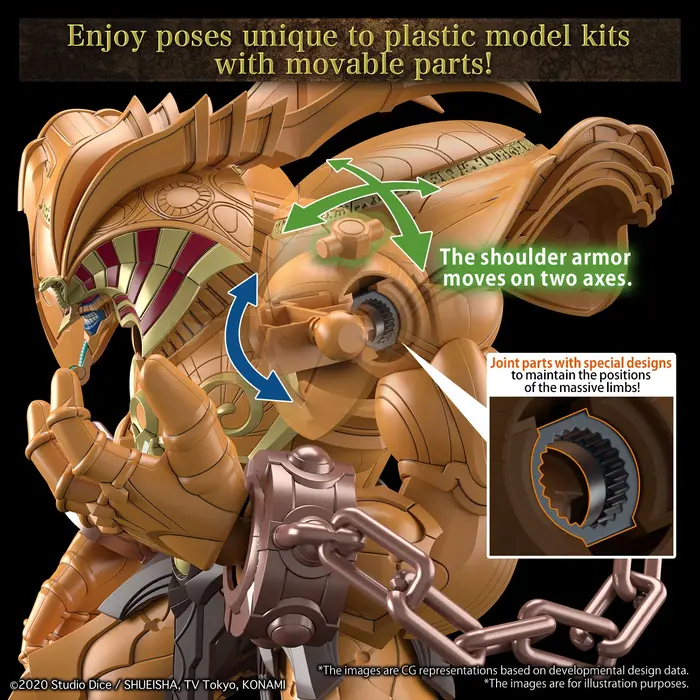 Bandai Yu-Gi-Oh! Figure Rise Standard Ampl The Legendary Exodia Model Kit