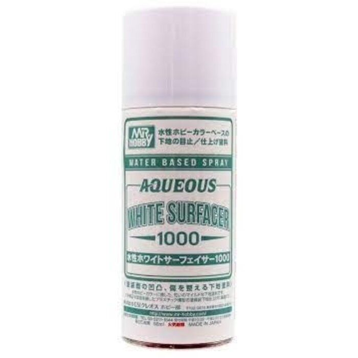 Mr.Hobby Mr. Hobby Aqueous White Surfacer 1000 Spray 170ml B-612