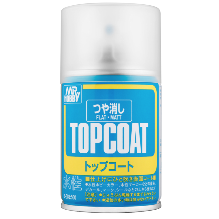 Mr.Hobby Mr. Hobby Top Coat Flat Spray 86ml B-503