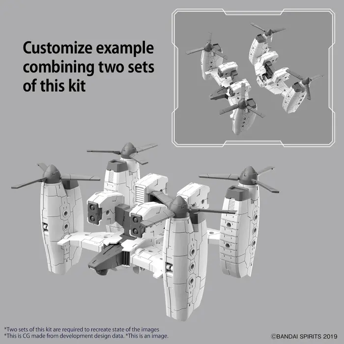 Bandai Gundam 30MM Tilt Rotor Ver. EV-14 Model Kit 1/144