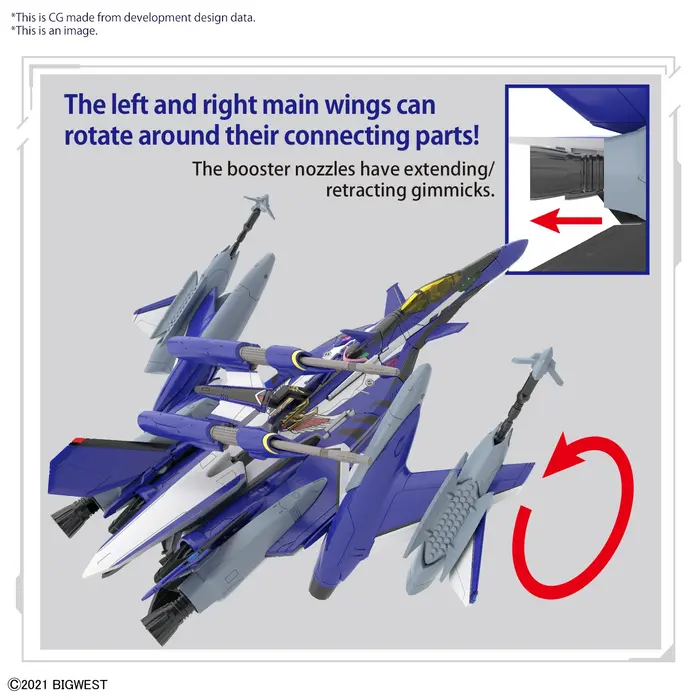 Bandai Macross HG 1/144 YF-29 Durandal Valkyrie Full Set Model Kit