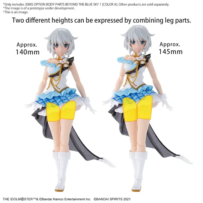 Bandai The IdolMaster 30MS Option Body Parts Beyond The Blue Sky 1 Color A Model Kit