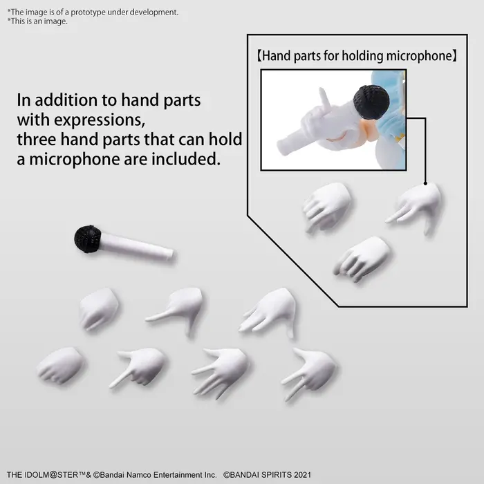 Bandai The IdolMaster 30MS Mano Sakuragi Model Kit Color A