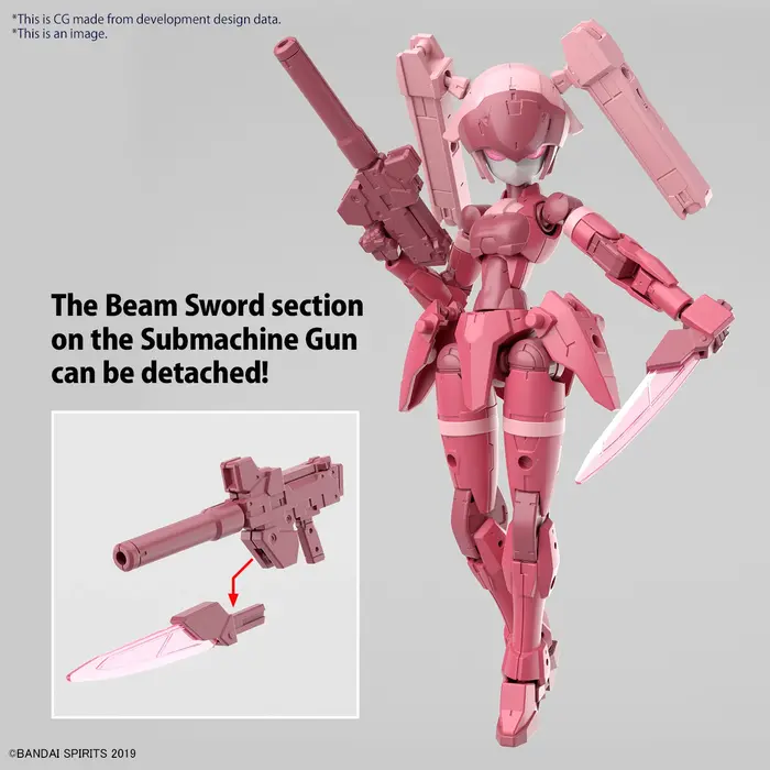 Bandai Gundam 30MM Acerby Type A 1/144 Model Kit