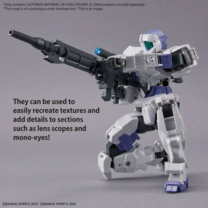 Bandai Gundam 30mm Customize Material (3D Lens Stickers 2) Model Kit 06