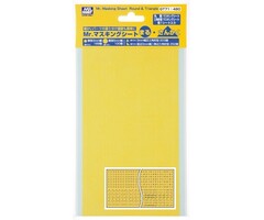 Mr.Hobby Mr Hobby Masking Sheet Round and Triangle GT71: 480