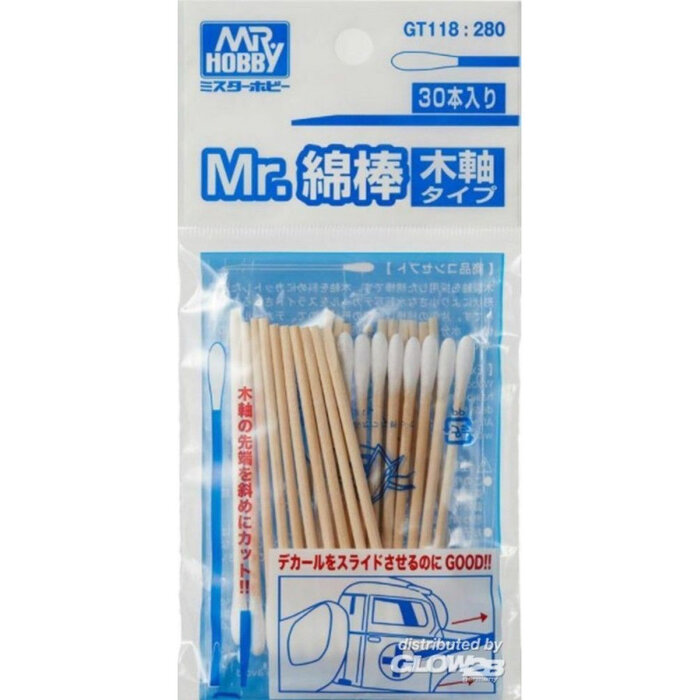Mr.Hobby MR. Hobby MR. Cotton Swab Set Wooden Stick GT118 : 280