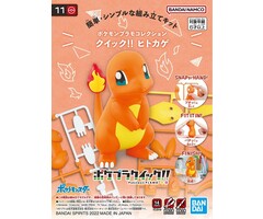Bandai Pokemon Plamo Charmander Quick 11 Model Kit