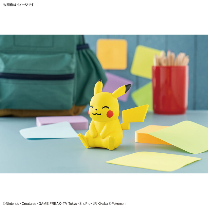 Bandai Pokemon Plamo Collection  Quick!! 16 Pikachu Sitting Pose Model Kit