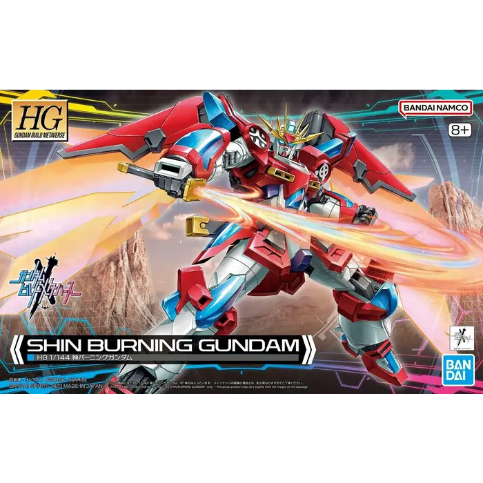 Bandai Gundam HG Build Metaverse Shin Burning Gundam 1/144 Model Kit 04