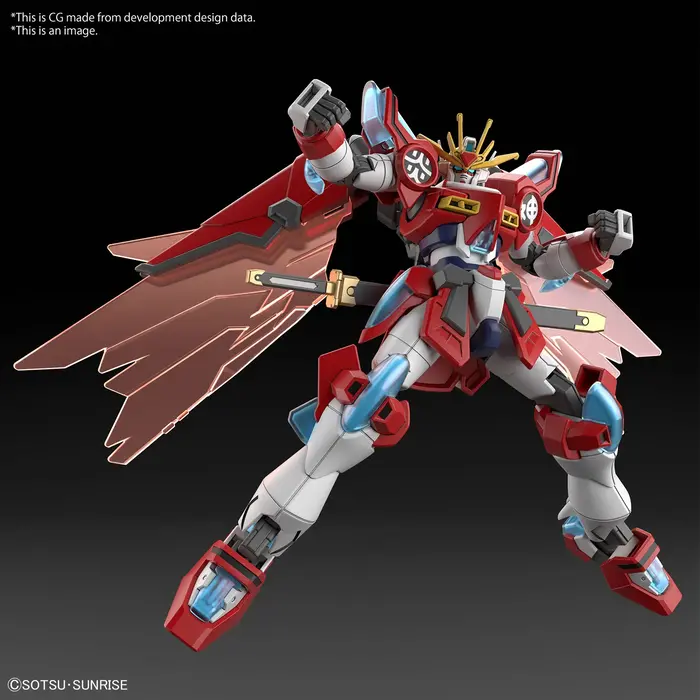 Bandai Gundam HG Build Metaverse Shin Burning Gundam 1/144 Model Kit 04