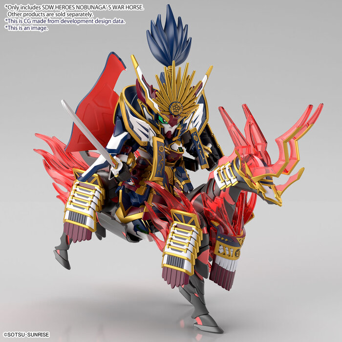 Bandai Gundam SDW Heroes Nobunaga's War Horse Model Kit